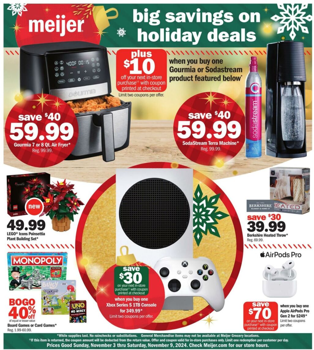 Meijer Holiday Catalog 2024 - Page 1