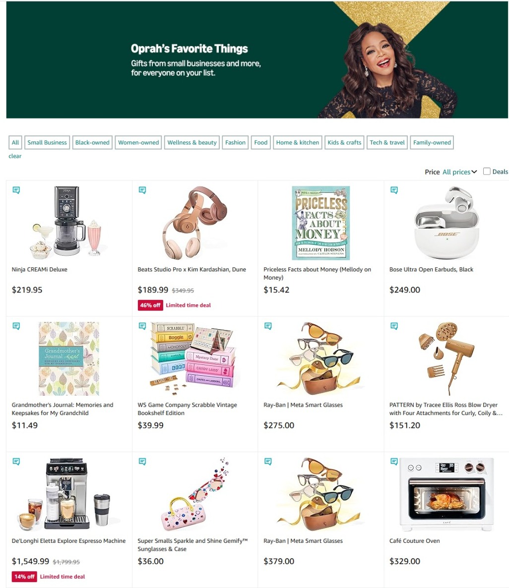 Amazon's Oprah's Favorite Things 2024 - Page 1