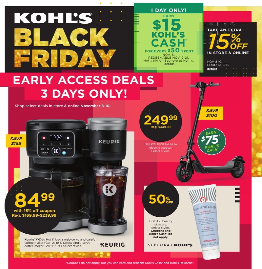 Kohl's Black Friday Early Access 2024 - Page 1