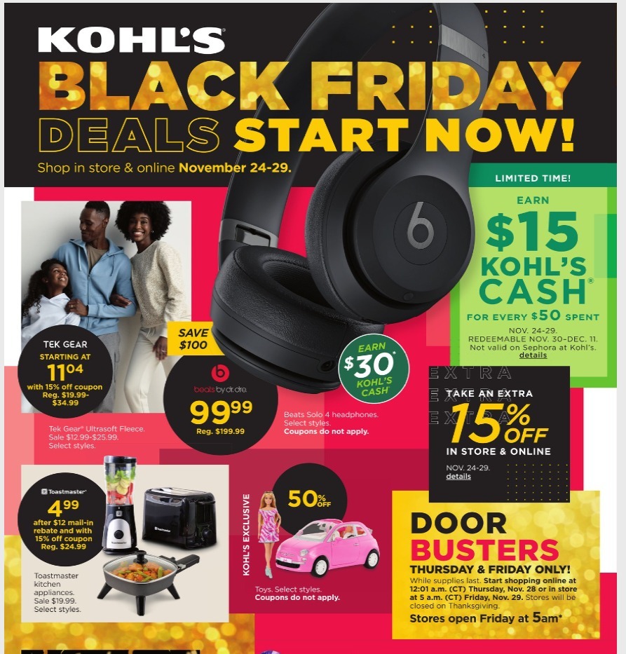 Kohl's Black Friday 2024 - Page 1