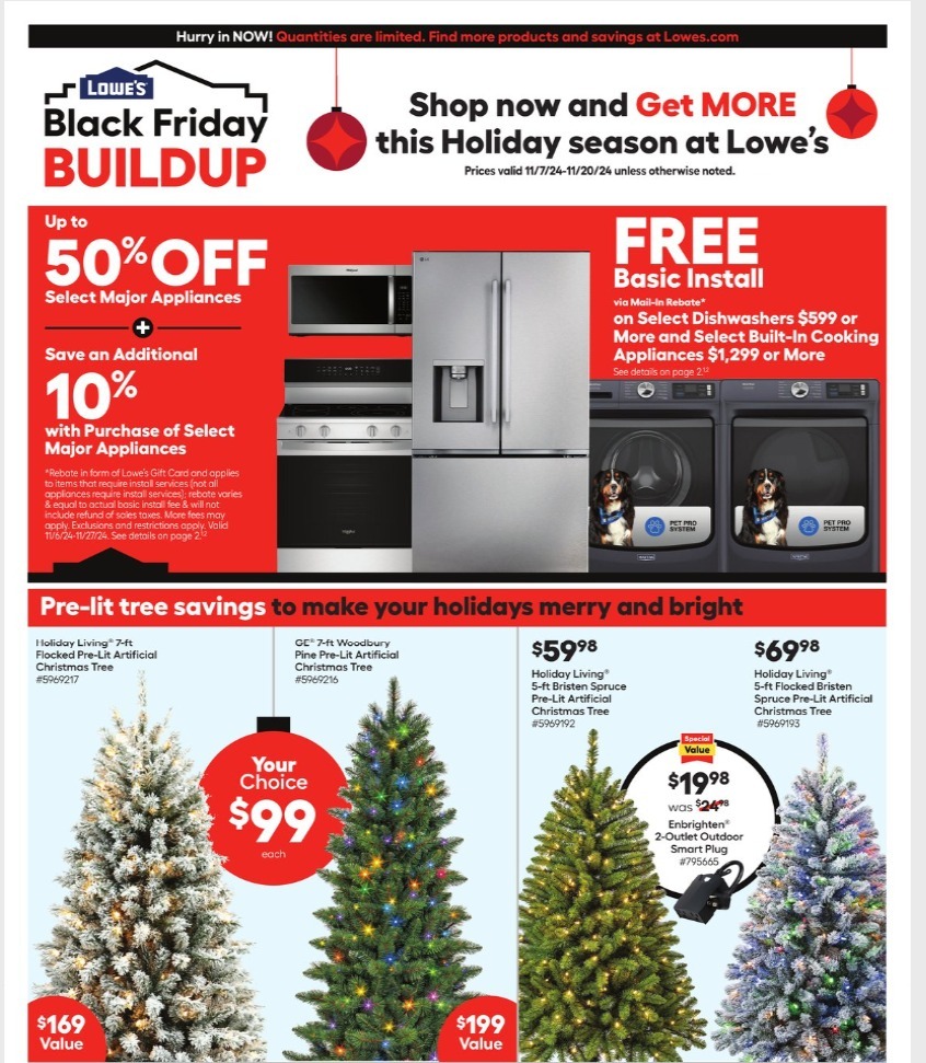Lowe's Pre-Black Friday 2024 - Page 1