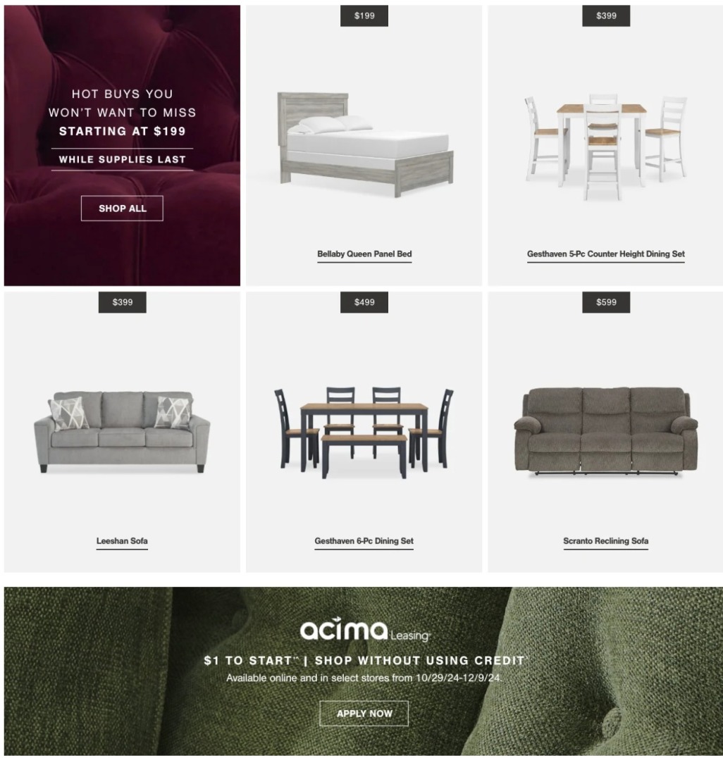 Ashley Furniture HomeStore Black Friday 2024 - Page 2