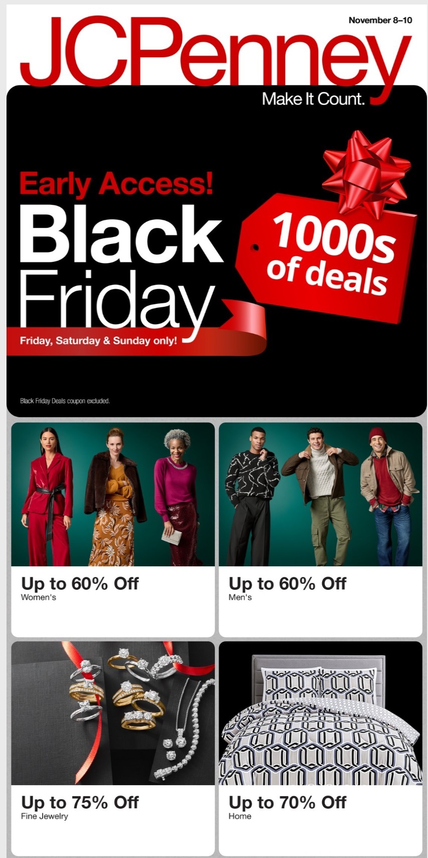 JCPenney Pre-Black Friday 2024 - Page 1