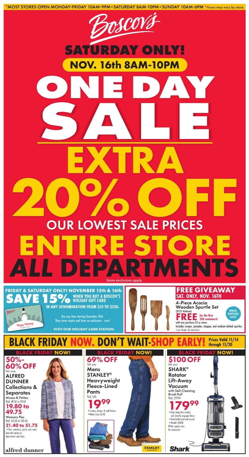 Boscov's Pre-Black Friday 2024 - Page 1