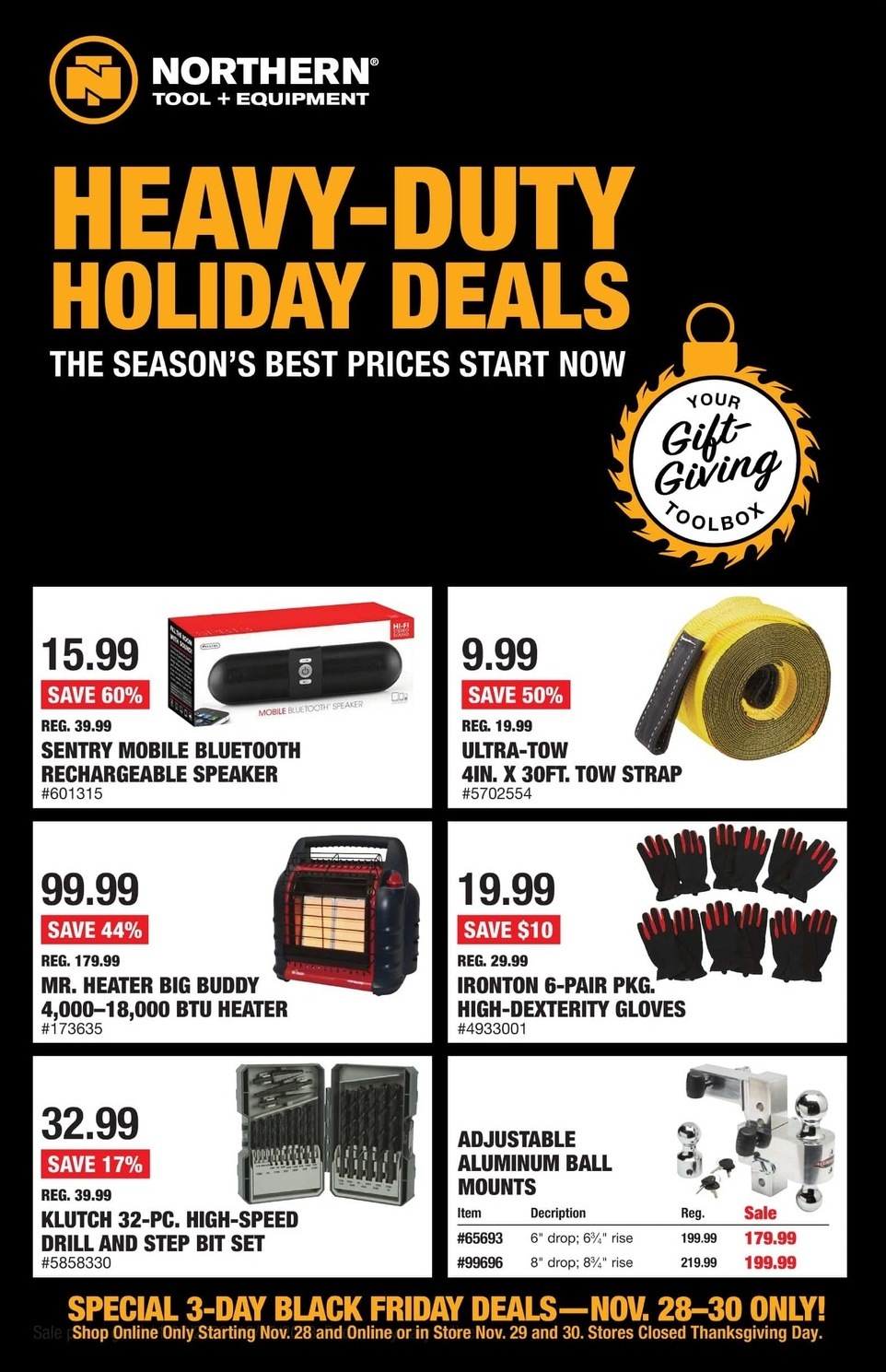 Northern Tool Black Friday 2024 - Page 1