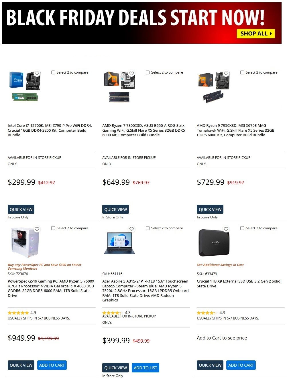 Micro Center Black Friday 2024 - Page 1