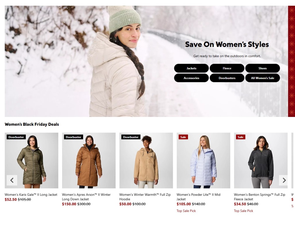 Columbia Sportswear Black Friday 2024 - Page 2