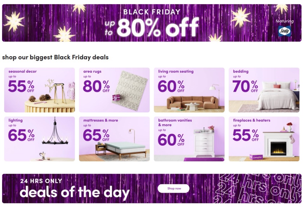 Wayfair Black Friday 2024 - Page 1