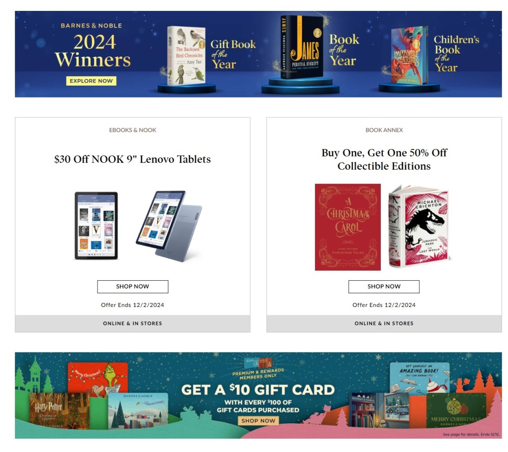Barnes and Noble Black Friday 2024 - Page 3