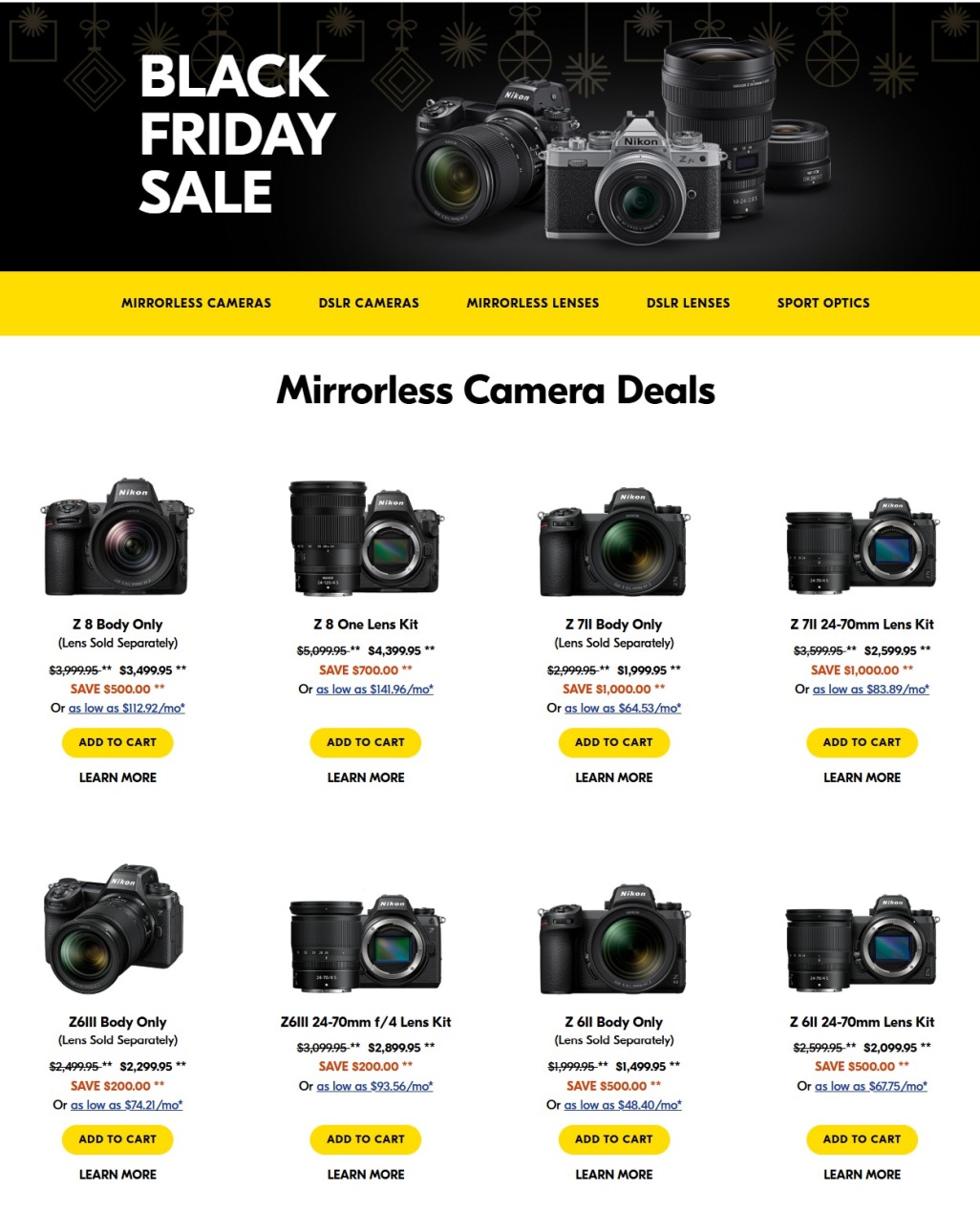 Nikon Black Friday 2024 - Page 1