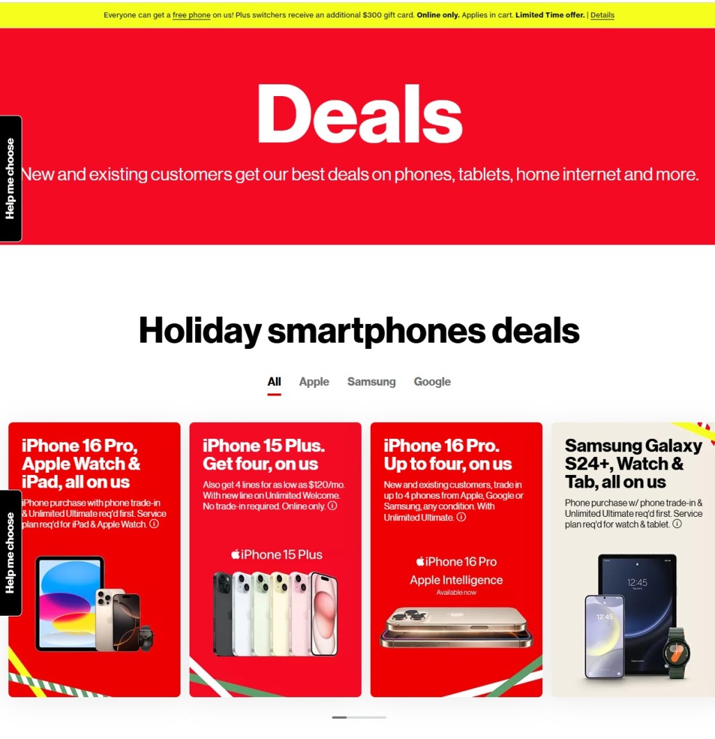 Verizon Black Friday 2024 - Page 1