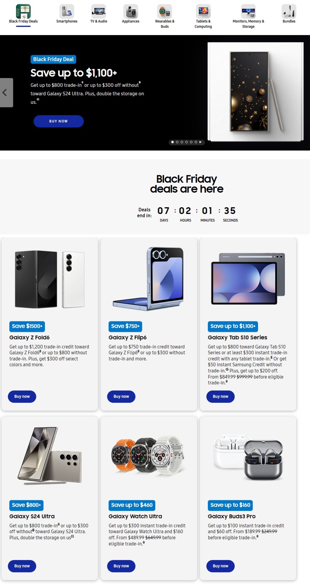 Samsung Black Friday 2024 - Page 1