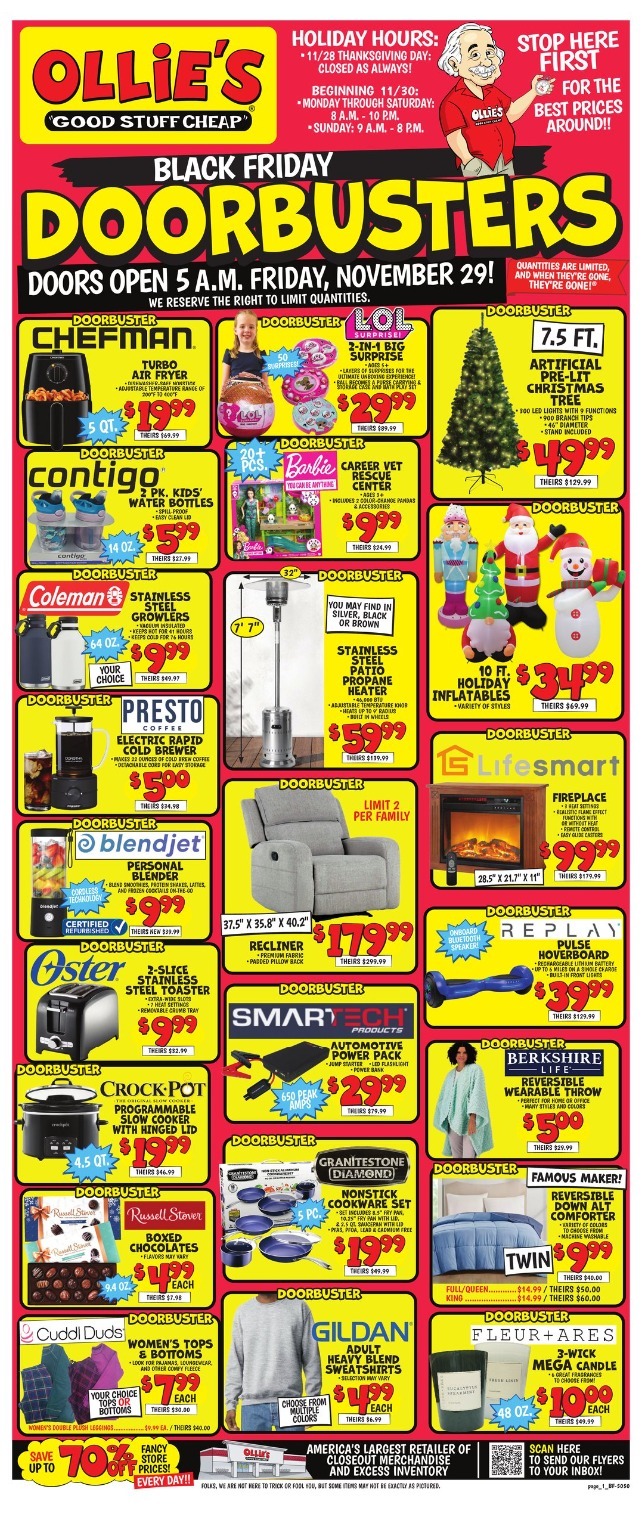 Ollie's Bargain Outlet Black Friday 2024 - Page 1