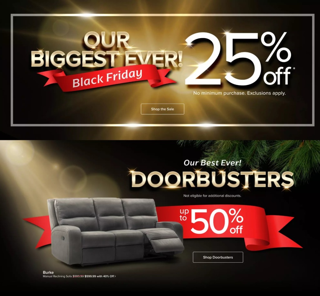 Value City Furniture Black Friday 2024 - Page 1