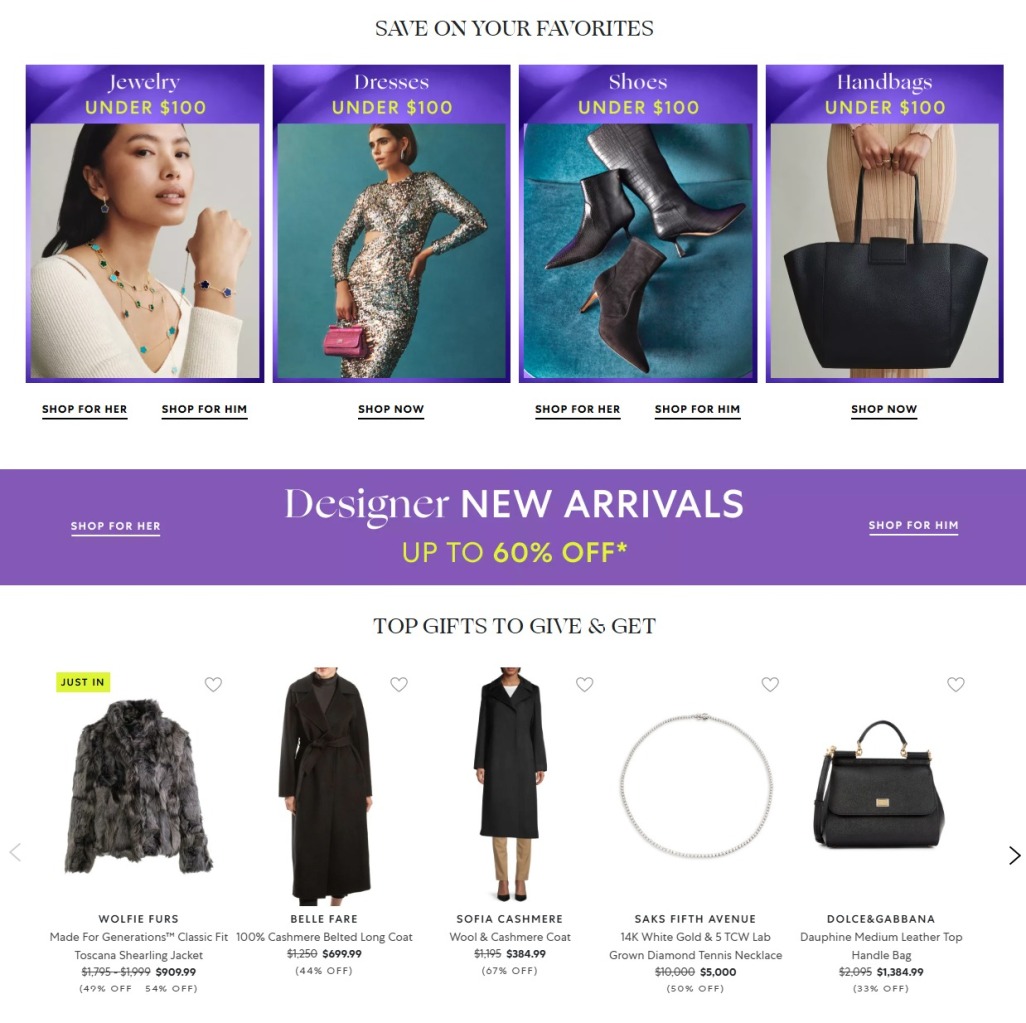 Saks OFF 5TH Black Friday 2024 - Page 3