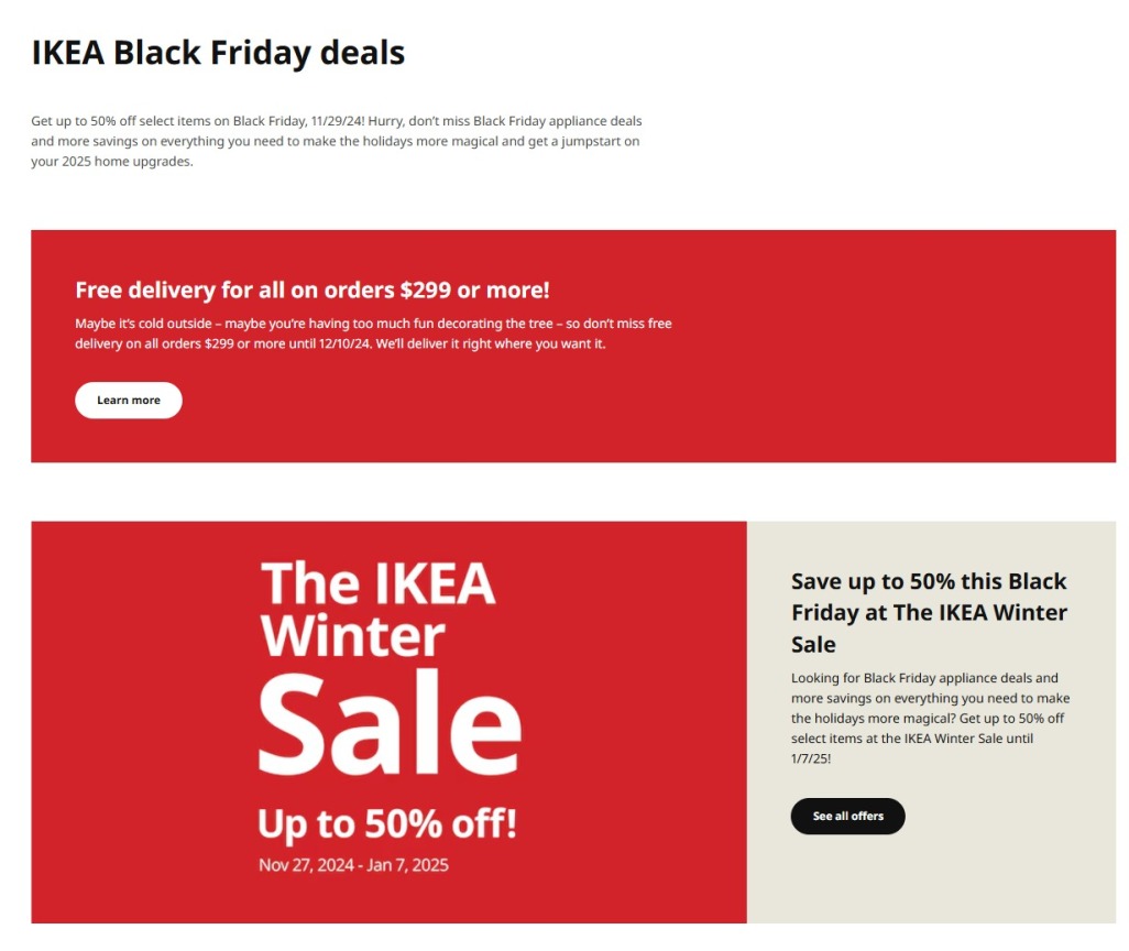IKEA Black Friday 2024 - Page 1