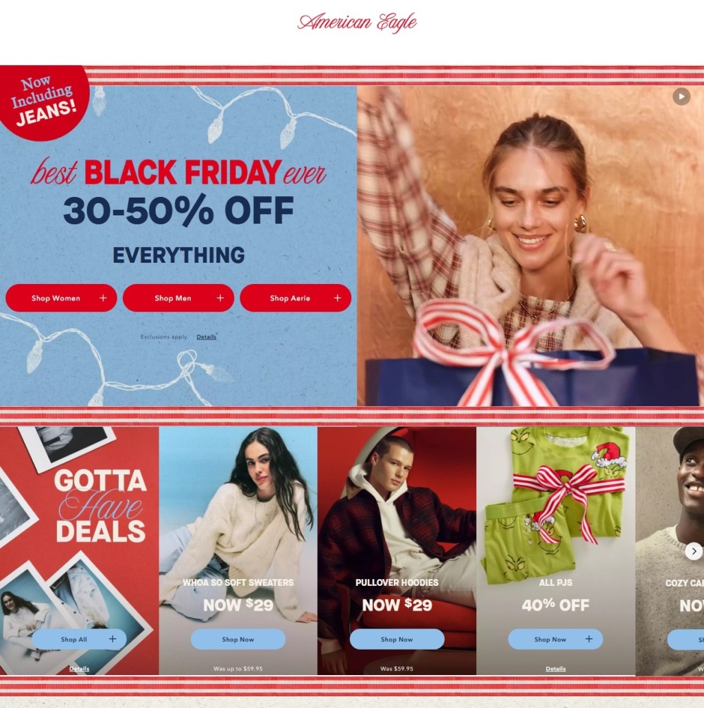American Eagle Black Friday 2024 - Page 1