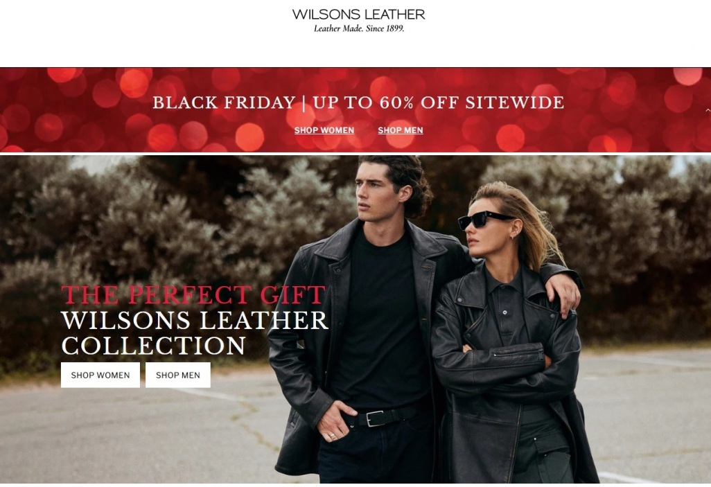 Wilsons Leather Black Friday 2024 - Page 1