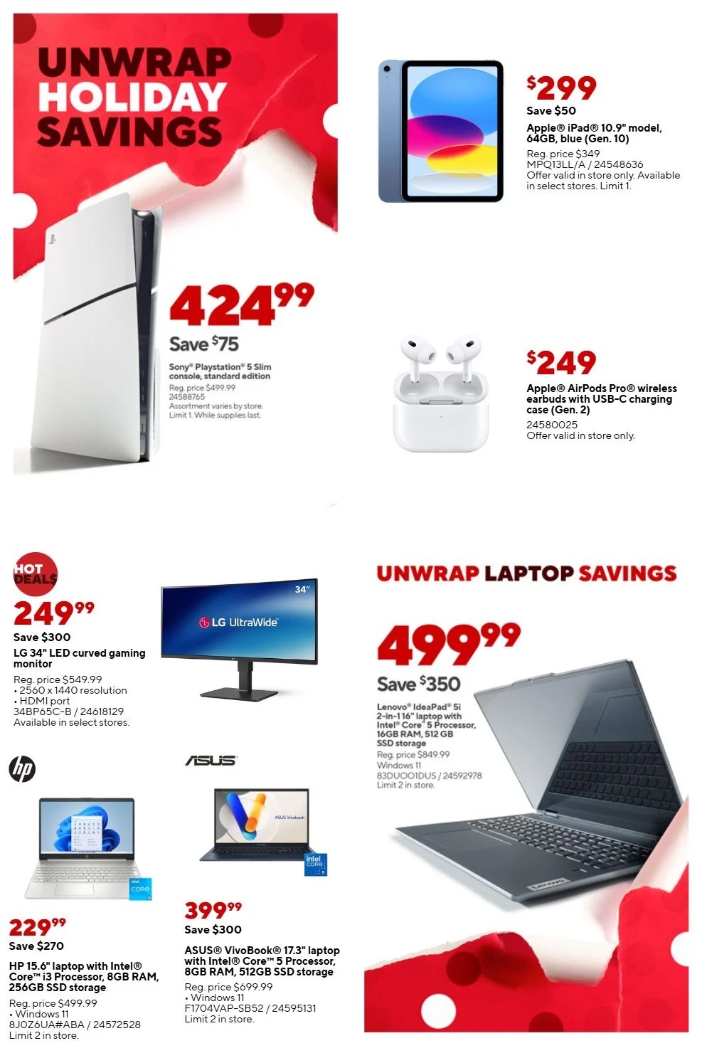 Staples Cyber Monday 2024 - Page 1