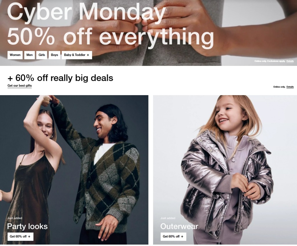 GAP Cyber Monday 2024 - Page 1