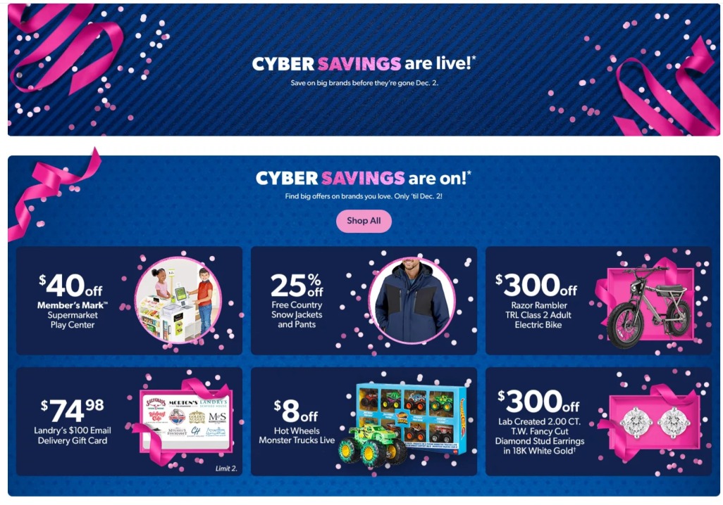 Sam's Club Cyber Monday 2024 - Page 1
