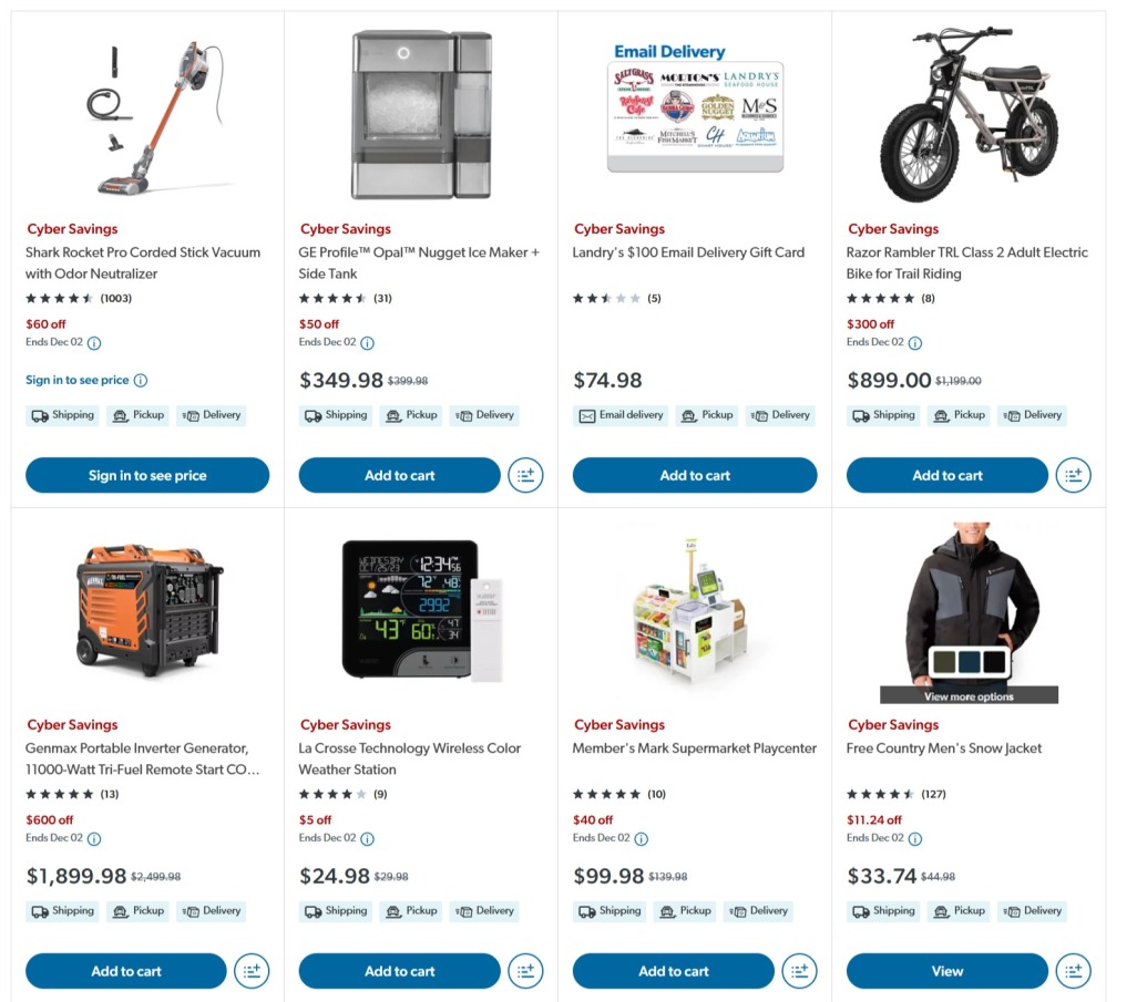 Sam's Club Cyber Monday 2024 - Page 3