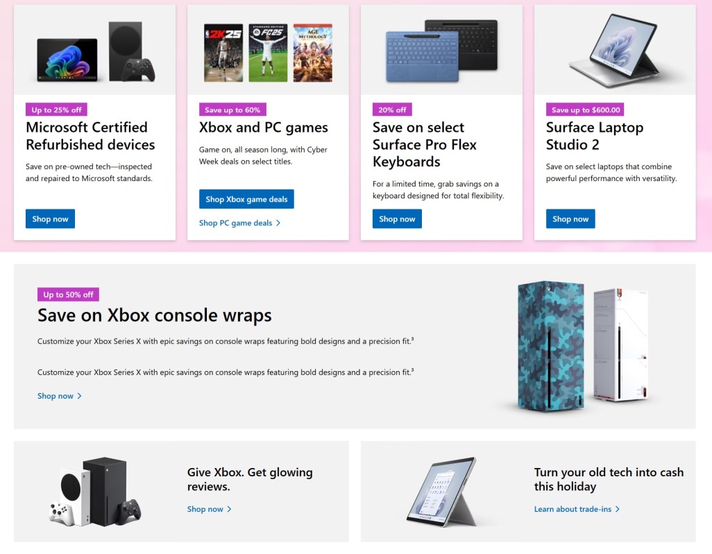 Microsoft Store Cyber Monday 2024 - Page 2