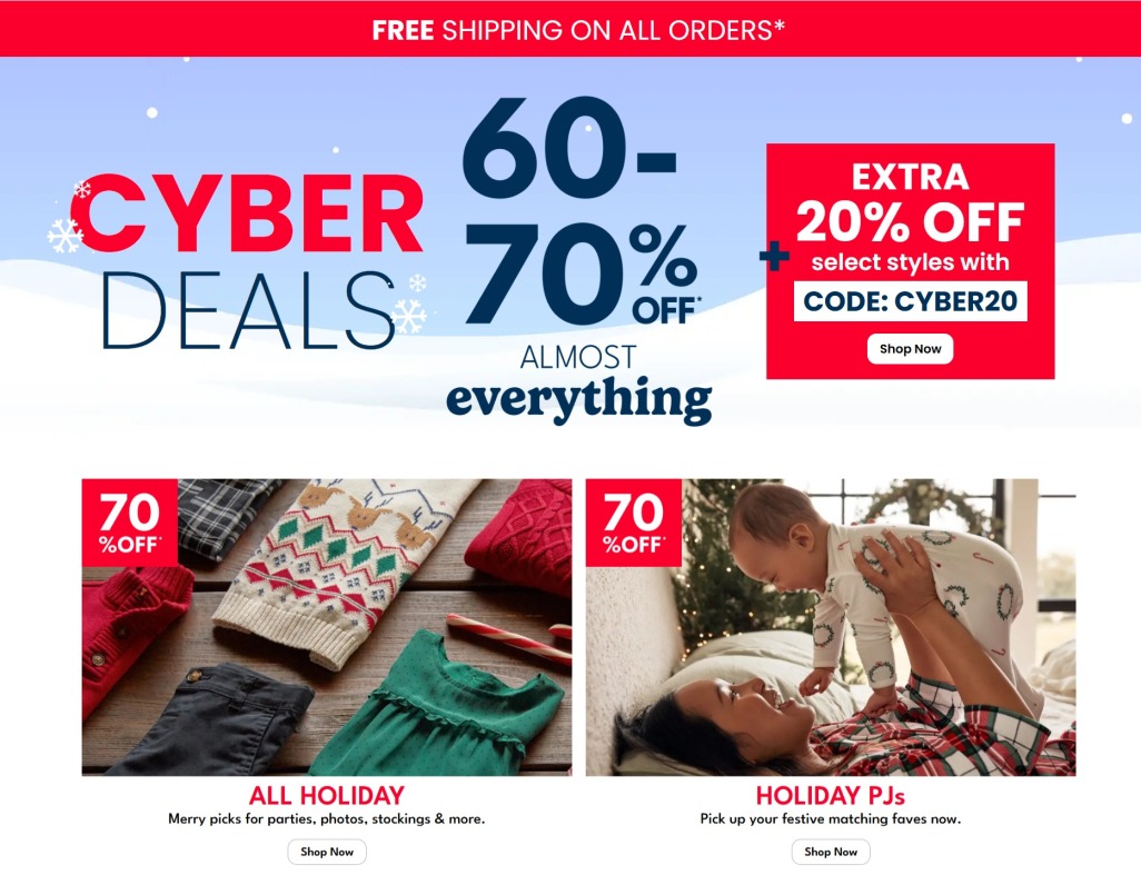 Carter's Cyber Monday 2024 - Page 1