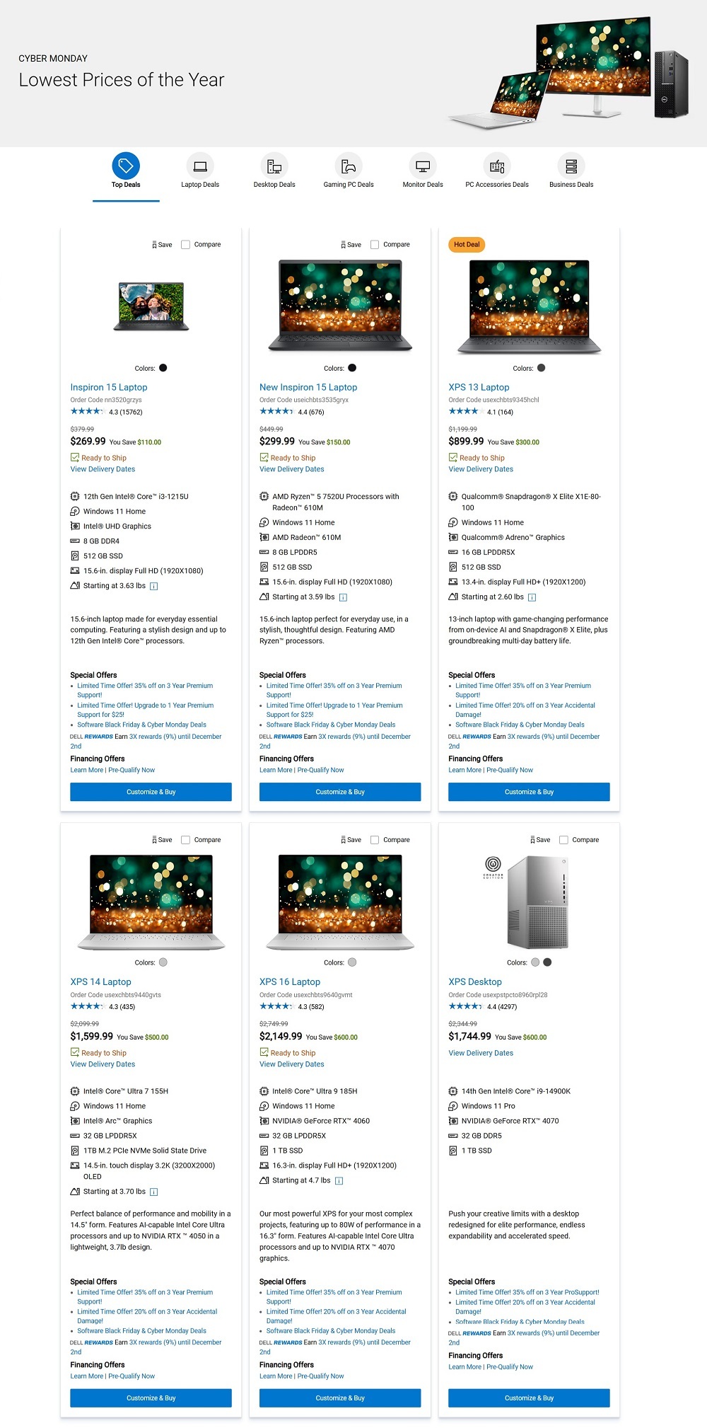 Dell Cyber Monday 2024 - Page 1