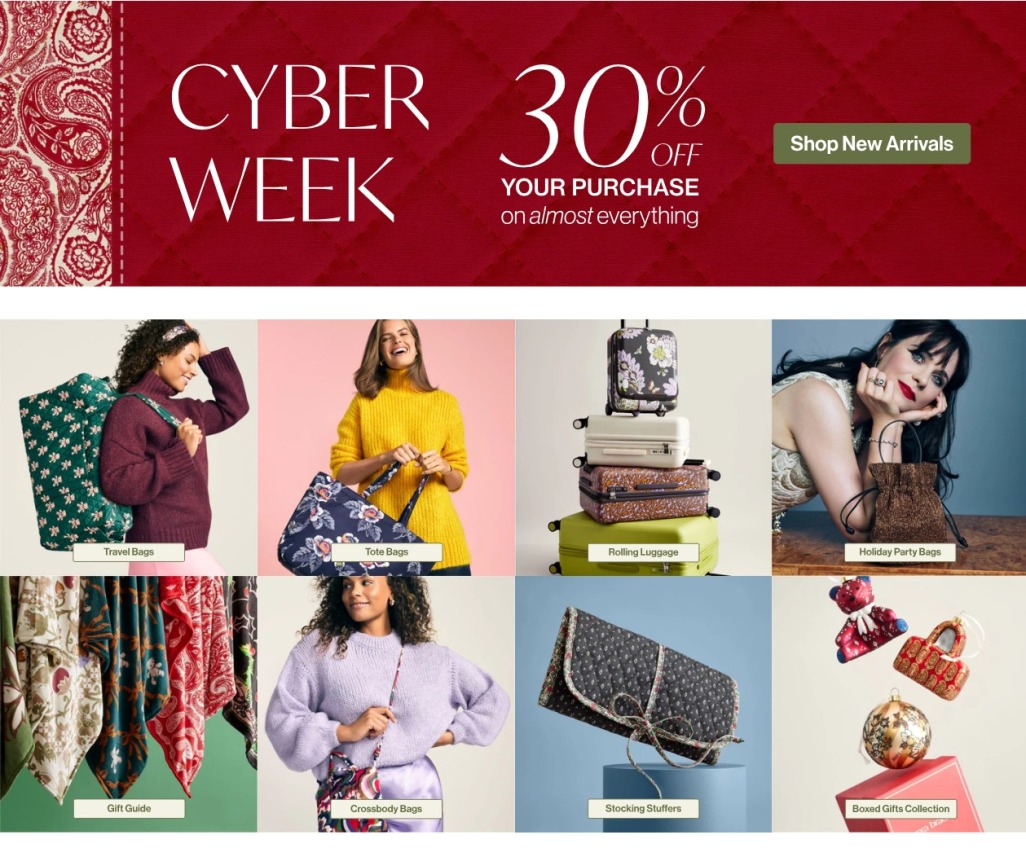 Vera Bradley Cyber Monday 2024 - Page 1