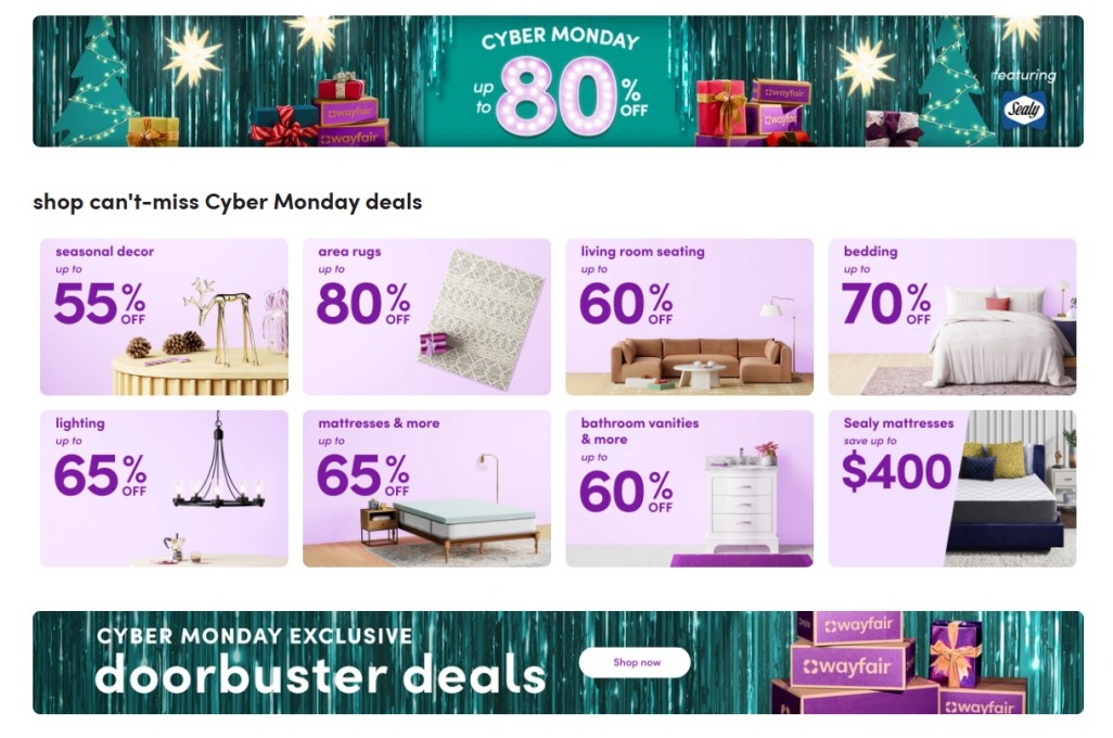 Wayfair Cyber Monday 2024 - Page 1