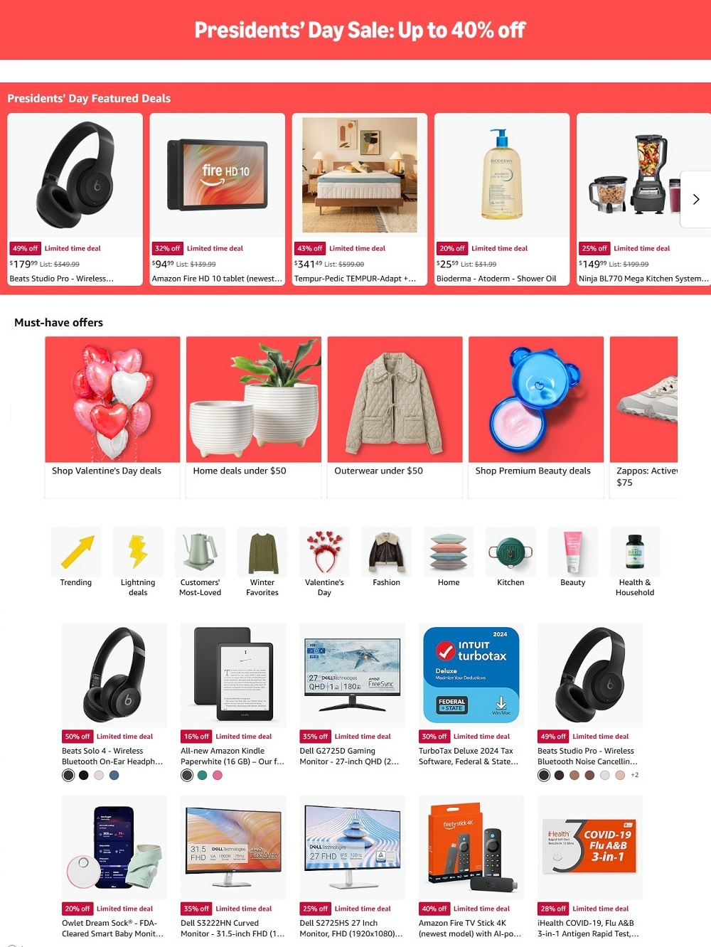 Amazon Presidents' Day 2025 - Page 1