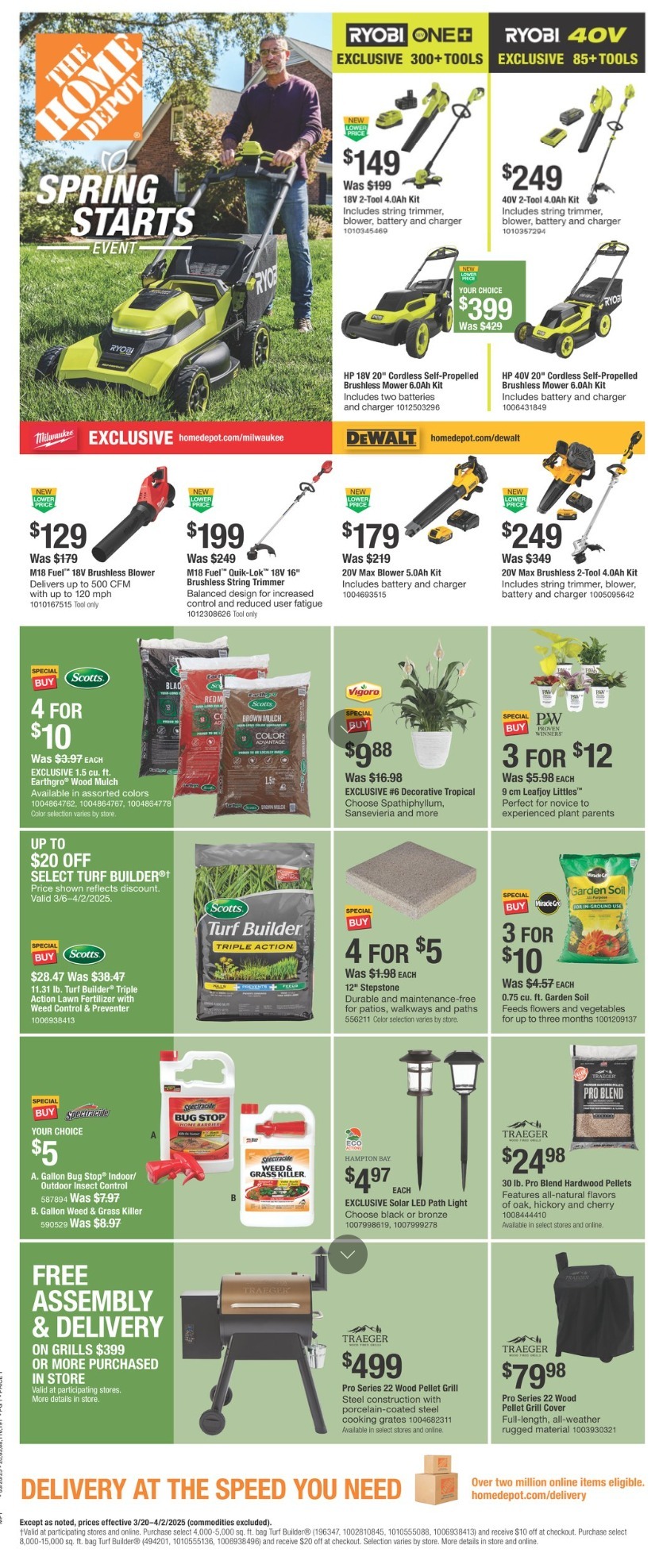 The Home Depot Spring Starts Event 2025 - Page 1