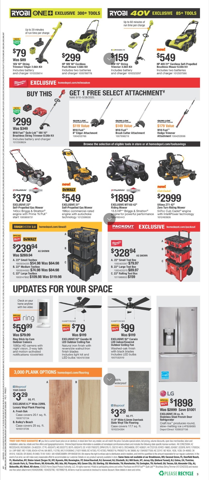 The Home Depot Spring Starts Event 2025 - Page 3