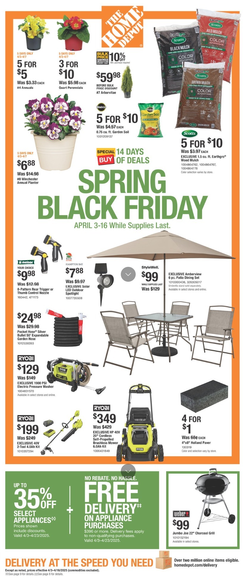 The Home Depot Spring Black Friday 2025 - Page 1