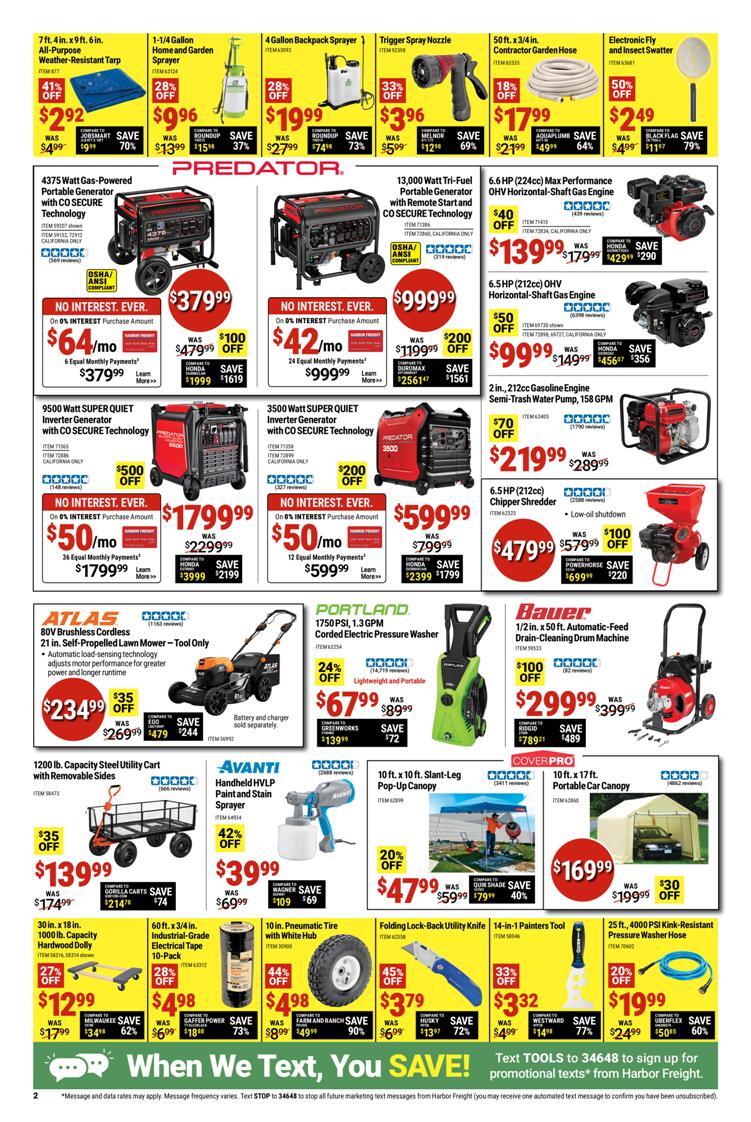 Harbor Freight Tools Spring Black Friday 2025 - Page 2