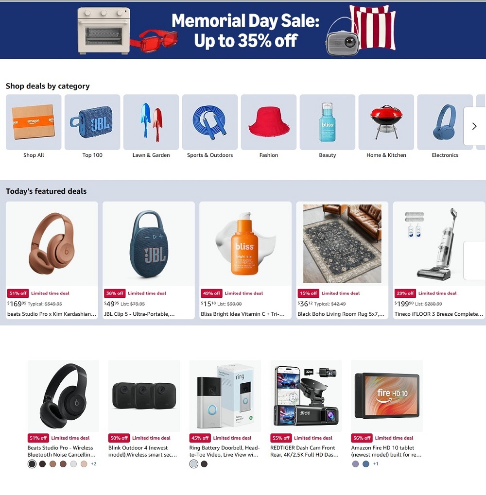 Amazon Memorial Day 2025 - Page 1