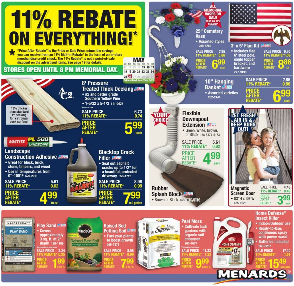 Menards Memorial Day 2025 - Page 1
