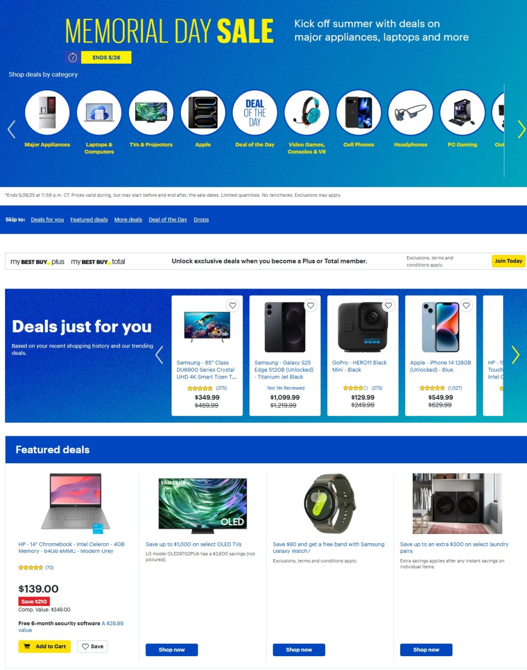 Best Buy Memorial Day 2025 - Page 1