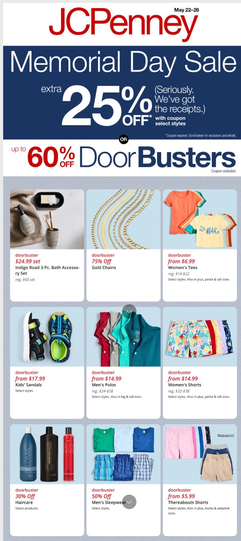 JCPenney Memorial Day Sale 2025 - Page 1