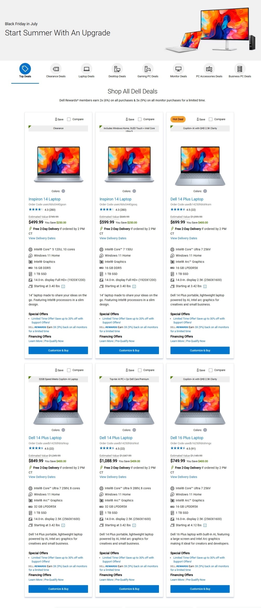Dell Black Friday in July 2025 - Page 1