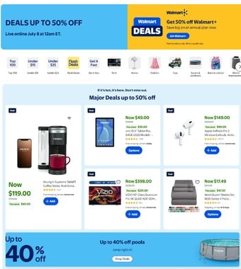 Walmart July Deals 2025