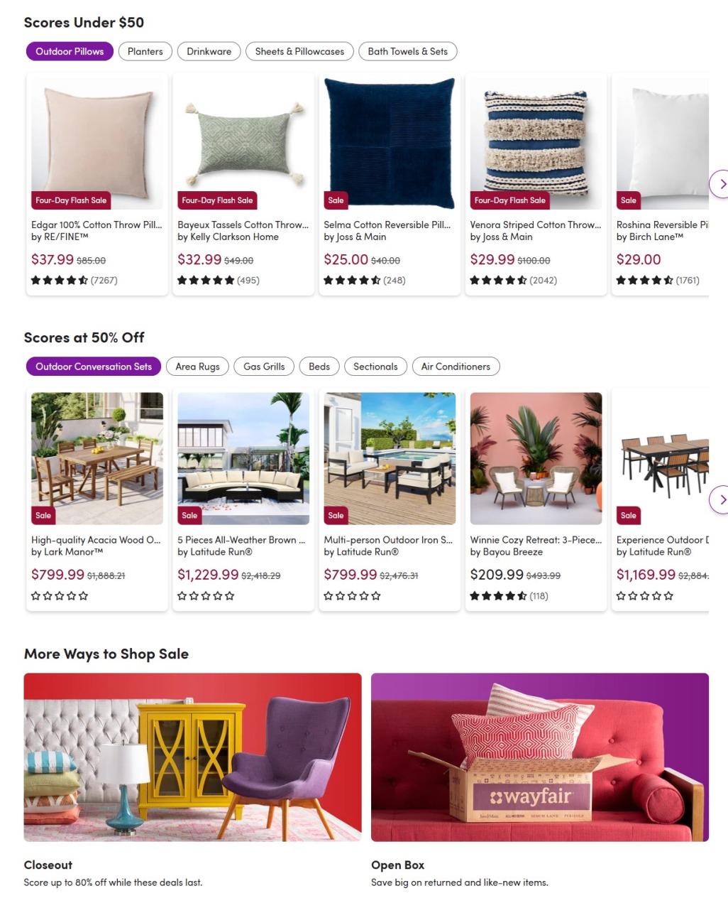 Wayfair Four Day Flash Sale 2025 - Page 2