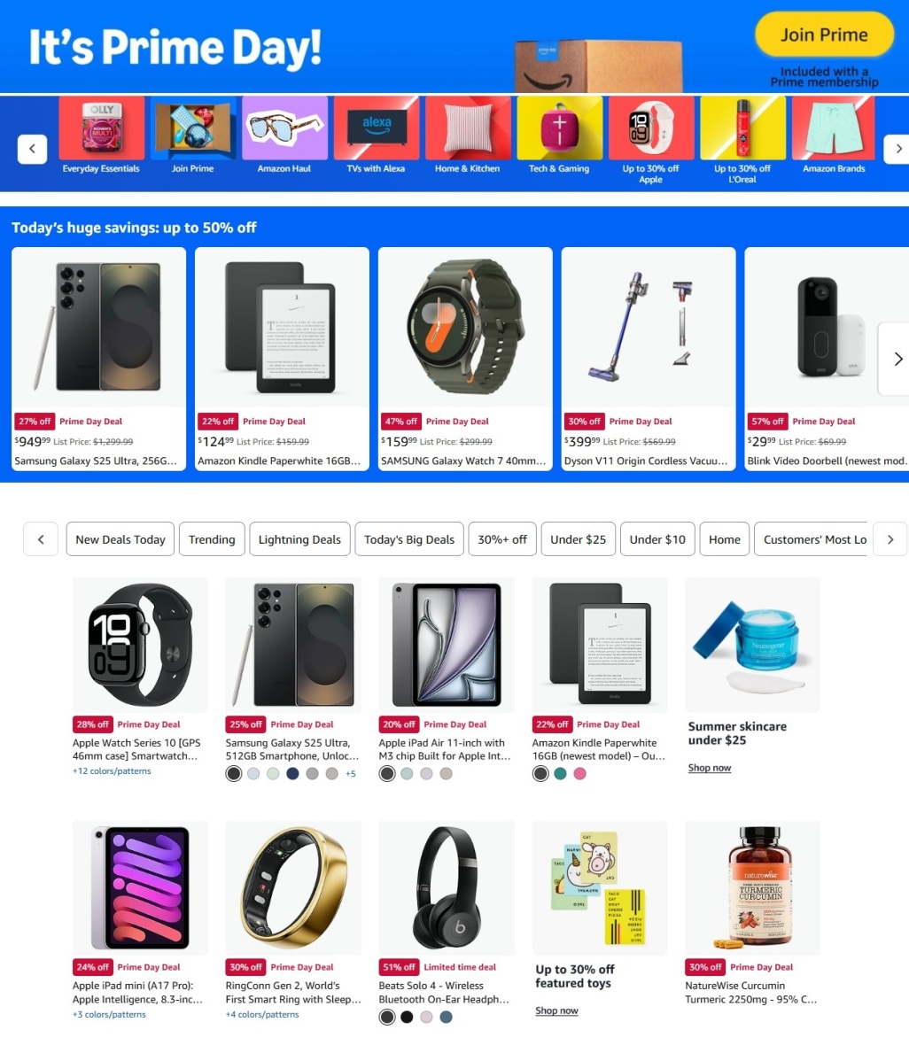 Amazon Prime Day Sale 2025 - Page 1