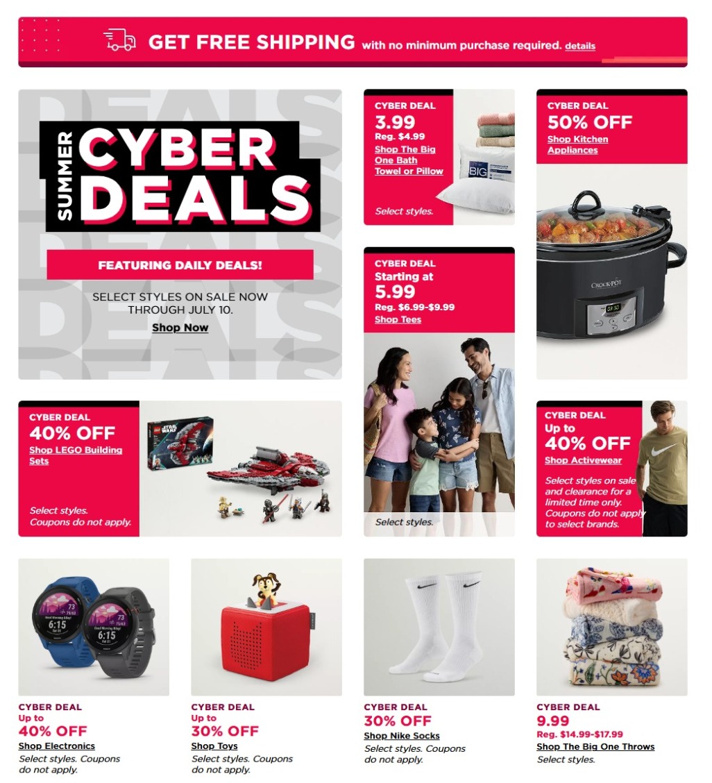 Kohl's Summer Cyber Deals 2025 - Page 1