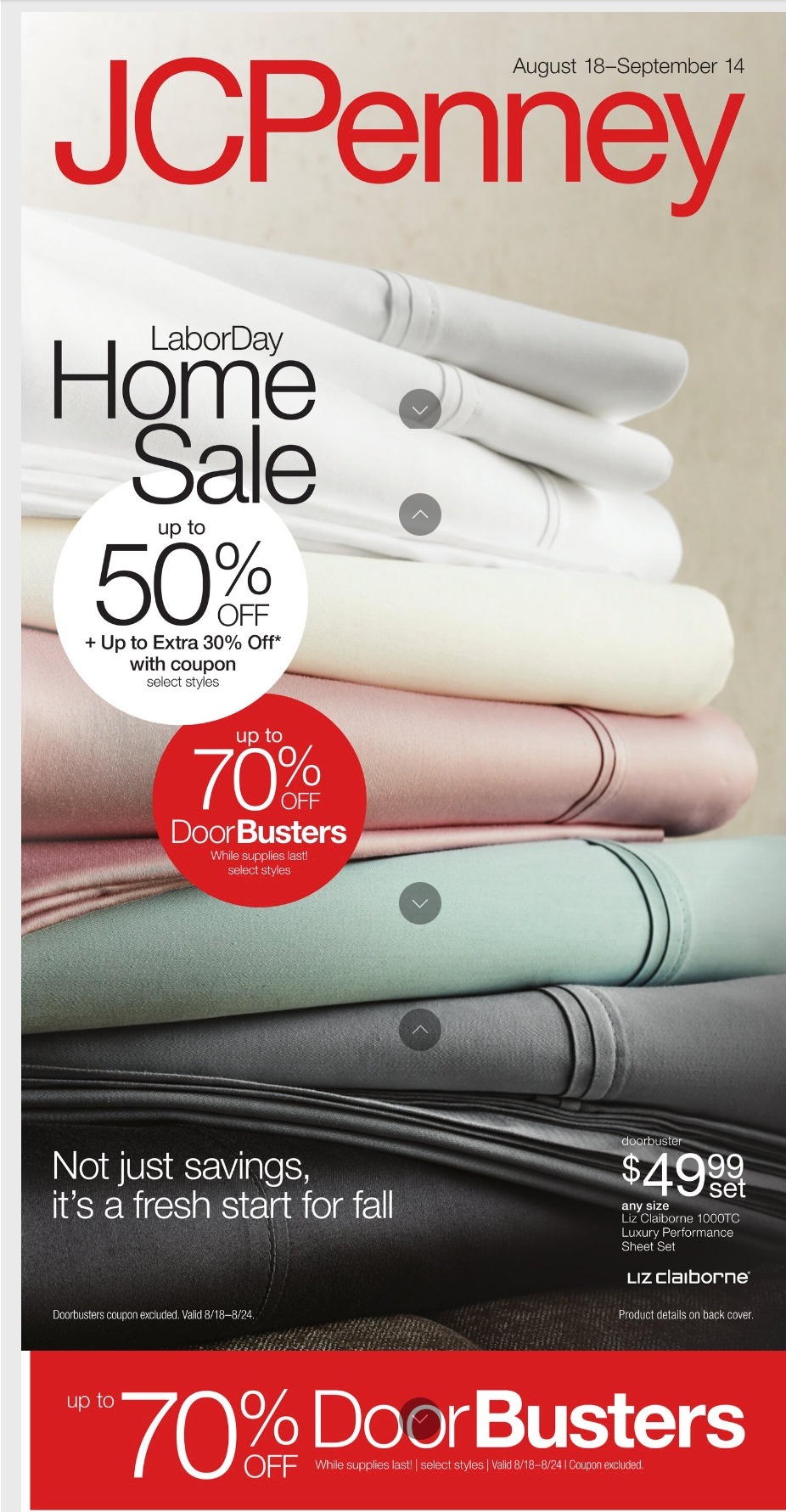 JCPenney Weekly Ad Aug 18-Sep 14 - Page 1