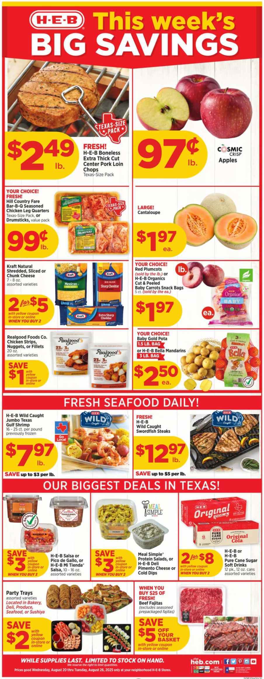 HEB Weekly Ad Aug 20-26 - Page 1