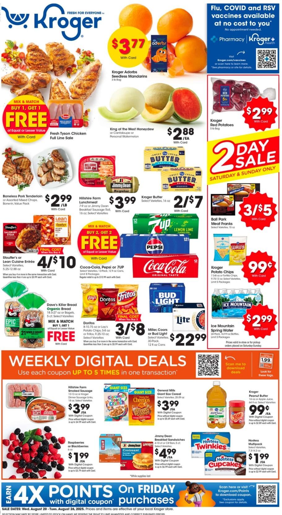 Kroger Weekly Ad Aug 20-26 - Page 1