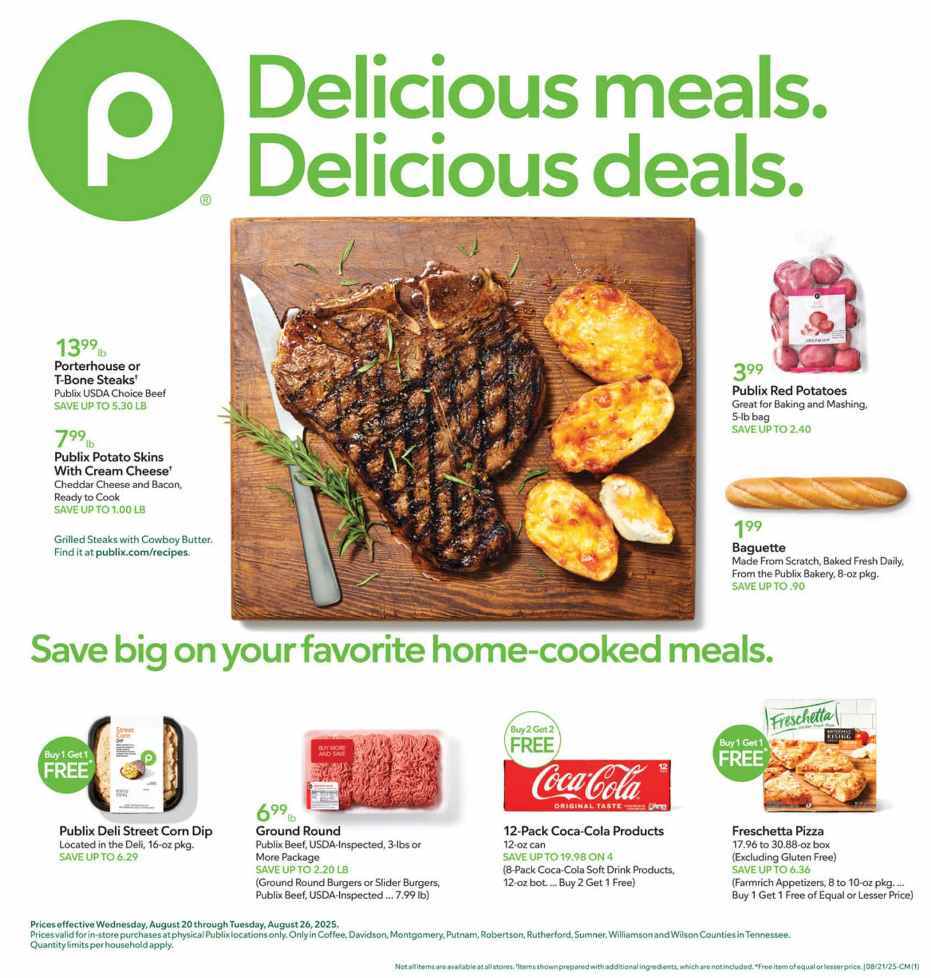 Publix Weekly Ad Aug 20-26 - Page 1