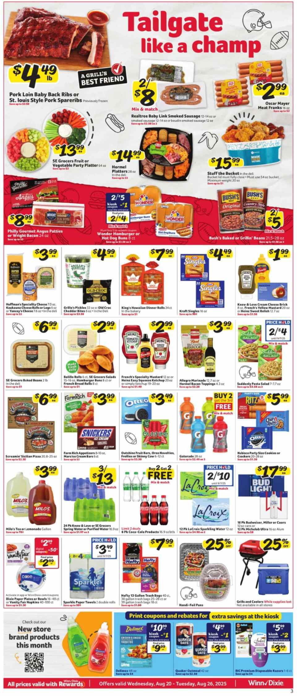 Winn Dixie Weekly Ad Aug 20-26 - Page 3